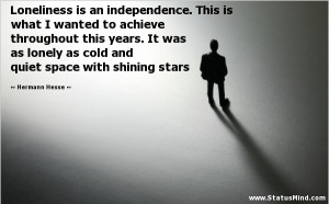 ... quiet space with shining stars - Hermann Hesse Quotes - StatusMind.com