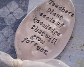 Garden Stampings - vintage spoon garden markers - quote collection ...