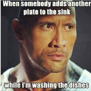 funny pictures washing the dishes