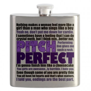 Pitch Perfect Quotes Flask