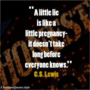 Lewis Quote – Little Lie