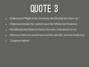 The Odyssey Book 3 12. quote 3