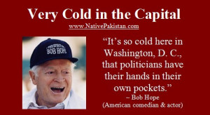 ... English - Very cold in Washington D. C., USA - Funny Political Humor