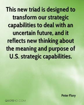 ... thinking about the meaning and purpose of U.S. strategic capabilities