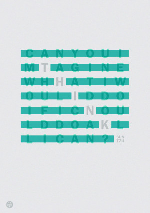 ... - graphic design - experimental typography layout - sun tsu quote