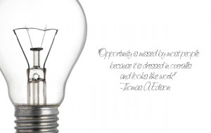 Thomas Edison Quote Quotes