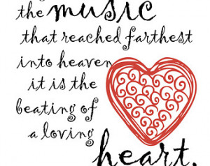 Of all the music... Quote by Henry Ward Beecher Printable Digital ...