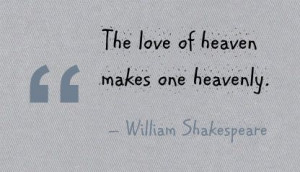 The Love Heaven Makes One
