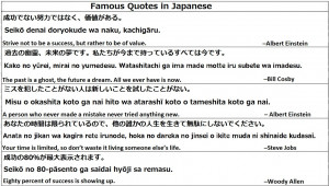 categories sample of some of these famous japanese quotes below