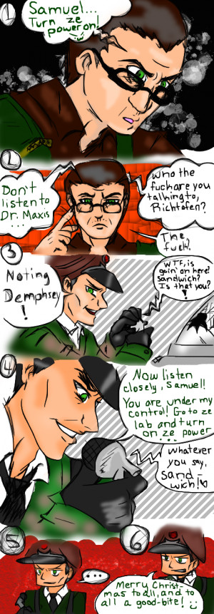 Edward Richtofen under control of Samuel by AzakiShimo