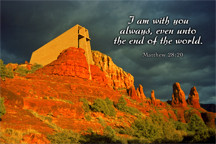 ... Cross in Sedona, AZ photo with Bible quotes by Margaret L. Jackson
