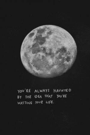 love Black and White quotes hipster Typography indie moon Grunge