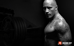 Dwayne Johnson Poster | HD Wide | Awesome bodybuilding wallpaper