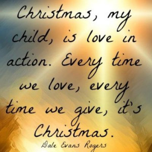 Christmas My Child - Click Pic for 19 Christmas Quotes