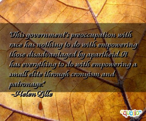 This government's preoccupation with race has nothing