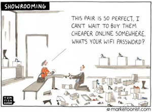 Showrooming: the Retail Business needs Design Thinking (Cartoon via ...