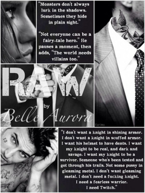Raw by Belle Aurora. 5/5 stars! Freaking loved it!