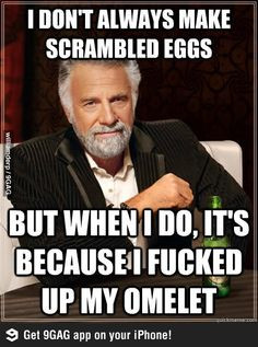 Scrambled Eggs and Omelet. More