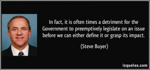 More Steve Buyer Quotes
