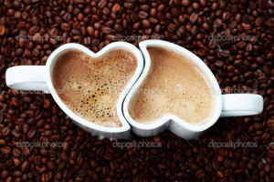 Coffee with love - Stock Image