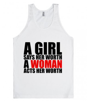 Description: Funny Text Quotes Design Text : A Girl Say her Worth A ...