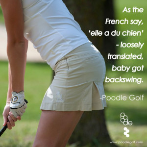 The 'Poodleskirt' in Sand. #quotes #golf