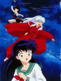 Inuyasha looks at her, then away, refusing to meet her eyes] Your ...
