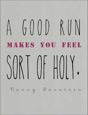 running quote typography print a good run makes by jenniferdare $ 10 ...