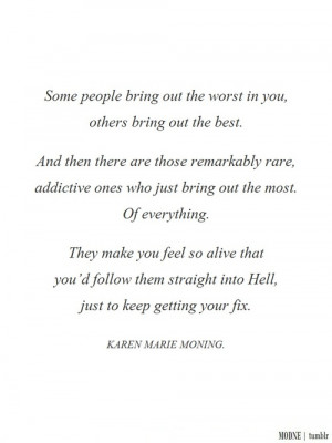 quote quotes Typography lit books prose poetry saying karen marie ...