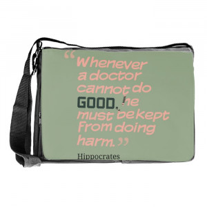 Doctor Funny Quotes Laptop Bags