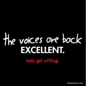 Ready, Set, Write: the voices are back