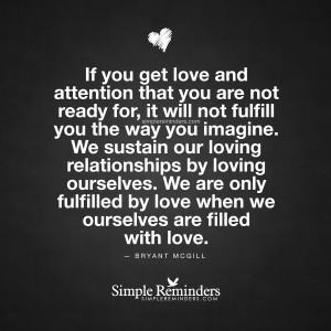 When we are filled with love