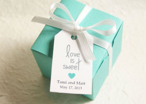 Love is Sweet Wedding Favor Tag - Gift Tag, Bridal Shower Favor Tag ...