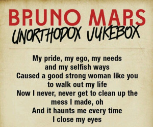 When I Was Your Man | Bruno Mars