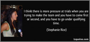 More Stephanie Rice Quotes