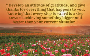 Gratitude quotes flowers field sayings HD Wallpaper