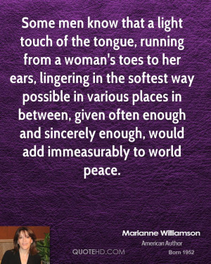 of the tongue, running from a woman's toes to her ears, lingering ...