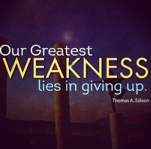Greatest Weakness