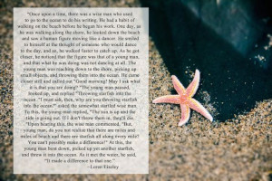 Starfish Story Ocean Sandy Beach Quote Sea by ShadetreePhotography, $ ...
