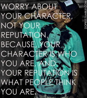 Worry about you character quote