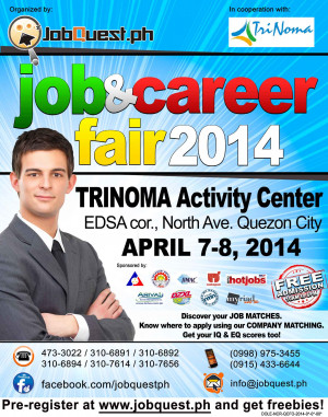 Job Fair Poster Template Job & career fair 2014