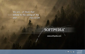 ... quotes from the Bible on your desktop and they change randomly or