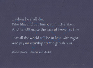 Shakespeare Quotes Love Romeo And Juliet
