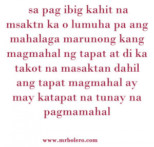 Quotes About Love Tagalog Patama