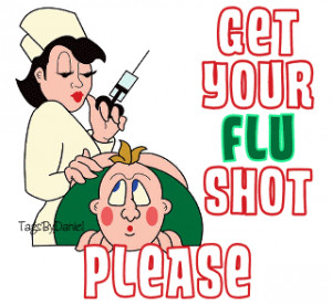 Nurse Gives Man Flu Shot Remin