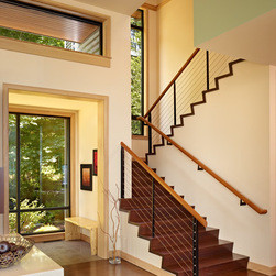 838 stairs Modern Entry Design Photos
