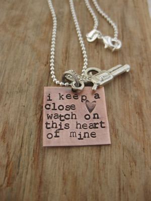 Johnny Cash Quote Necklace...