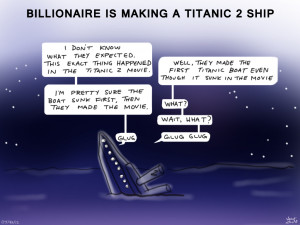 Titanic Clivepalmer Funnydailycomic