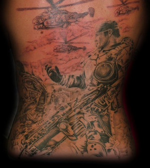 gears of war game n train