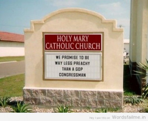 Brutally honest Church Signs for Easter